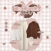 One Set 3 in 1 Outfit Wanita Kekinian Set Korean Style Remaja - LO56